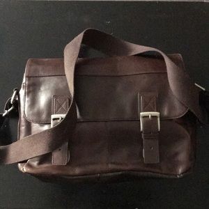Fossil Leather Work/Laptop bag